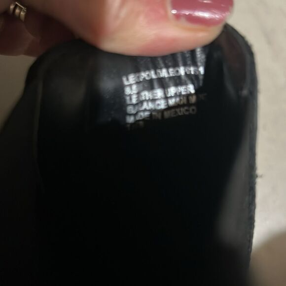 Steve Madden Women's Leopold Black Leather Chelsea Boot size 8.5 - Picture 9 of 9